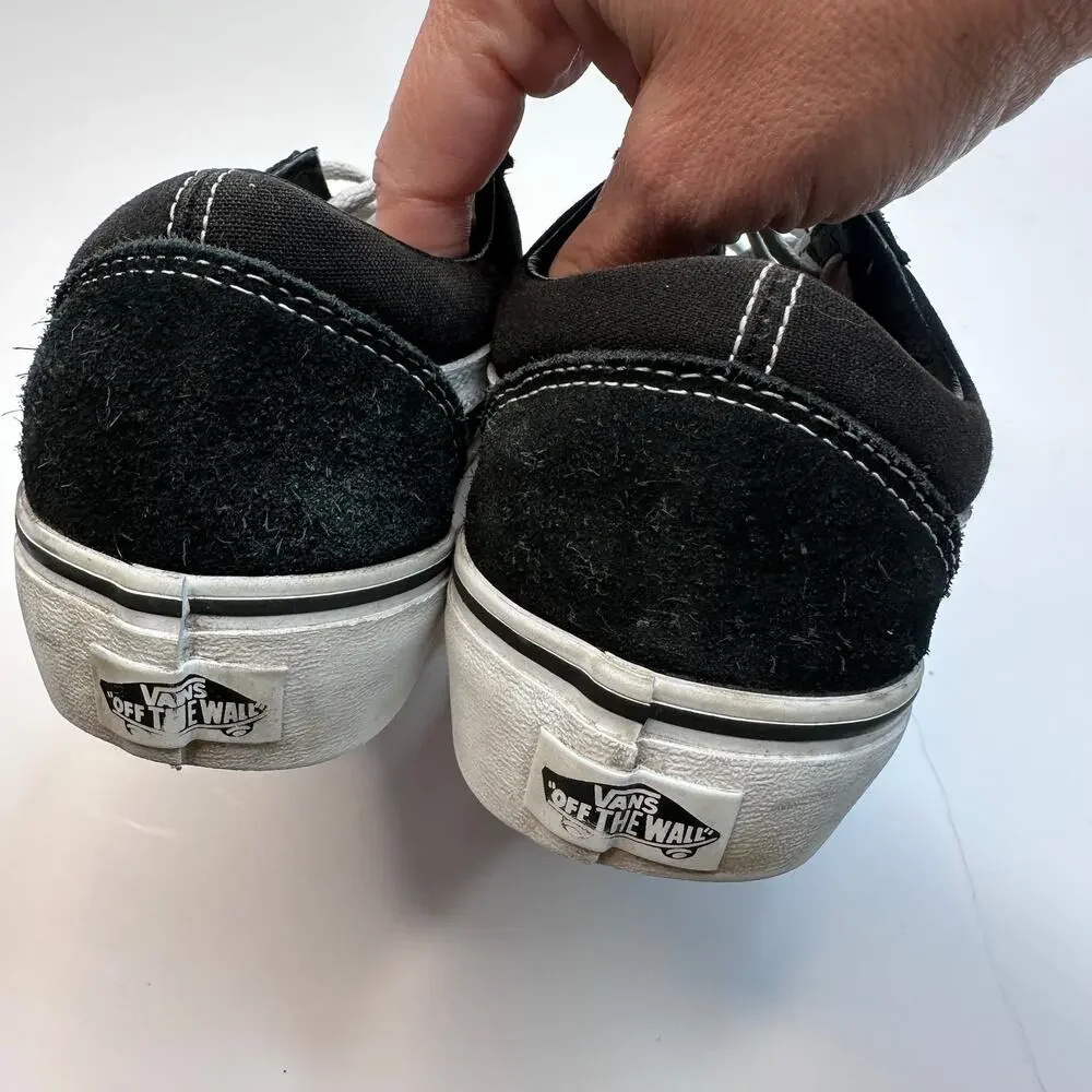 VANS Old Skool Black White Sneakers - Picture 4 of 6